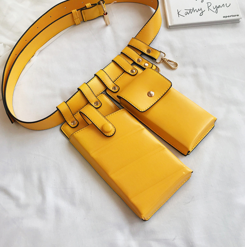 Mobile phone bag handbags new fashion pockets female tide Korean version of the shoulder bag personality girl small bag