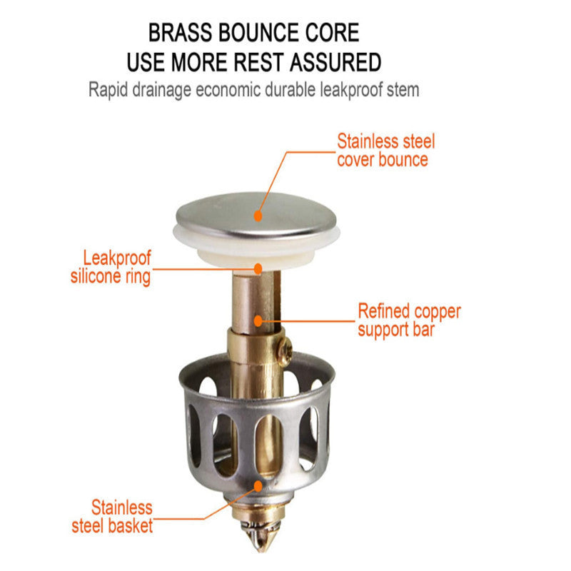 Manually Press The Bounce And Anti-blocking And Anti-leakage Filter Element