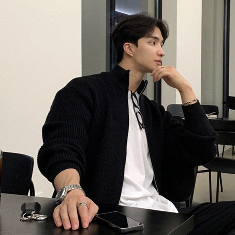 Autumn Fashion Brand Knitted Cardigan Casual Fashion All-matching Sweater