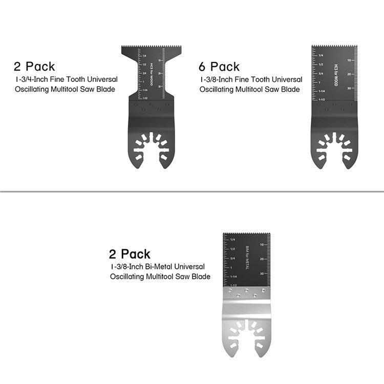20pcs Quick-installed Universal Saw Blade, Multi-function Saw Blade, 5 Specification Combinations