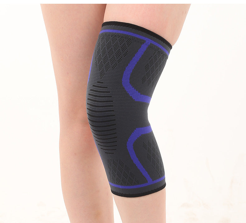 Double Corrugated Non-slip Stretch Keep Warm Nylon Needle Sports Kneecaps