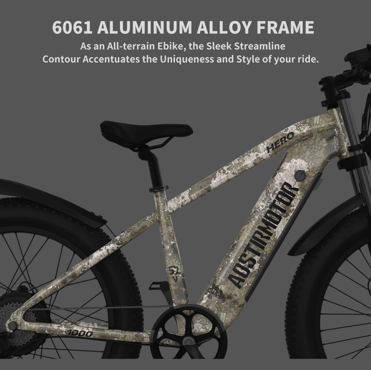 Fat Tire Electric Bike - Extended-Range Battery