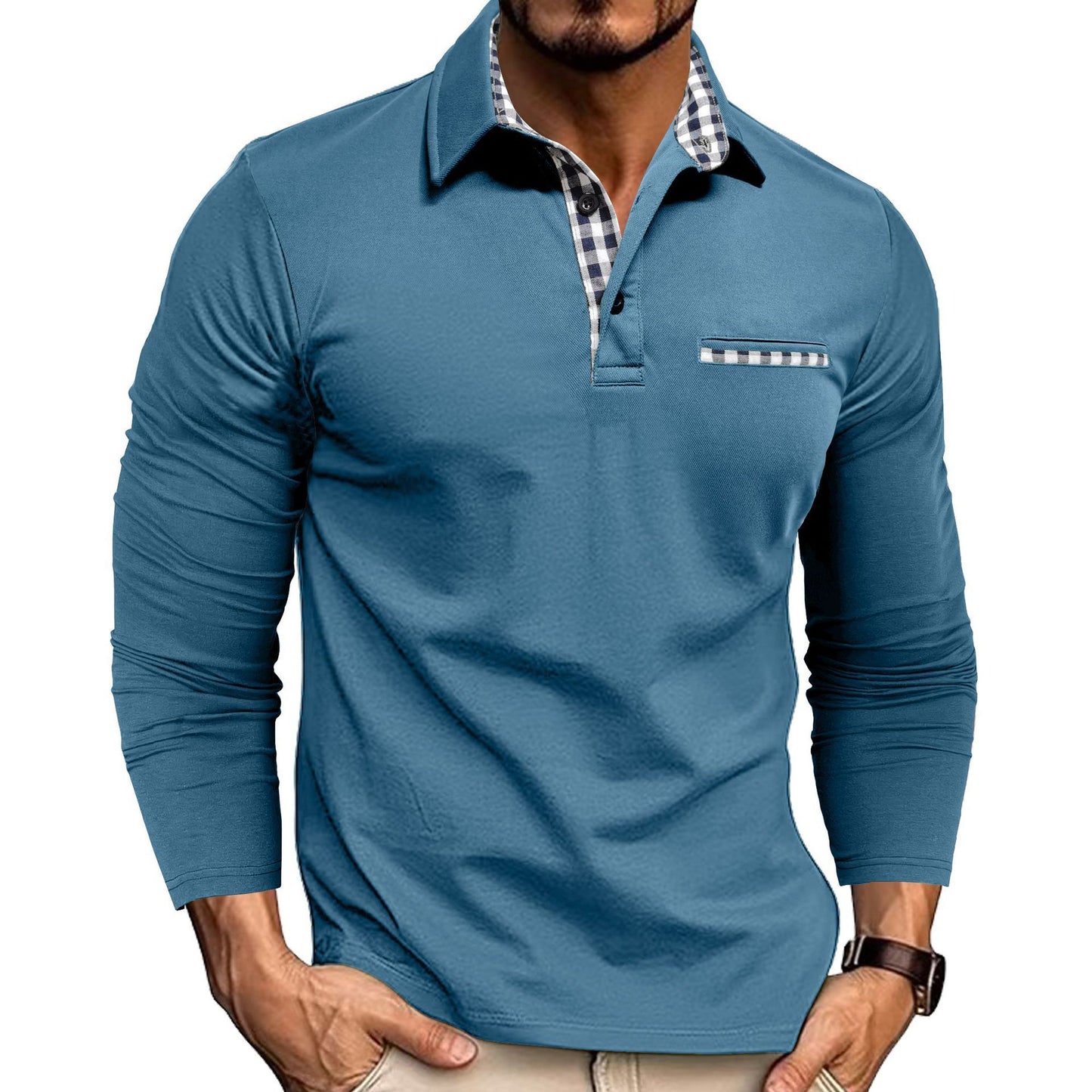 Long Sleeve Top Men's Clothing