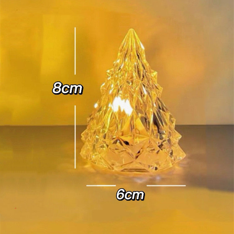 Ins Beautiful Iceberg Night Led Lights High-value Creative Led Christmas Ornaments Crystal Lamp