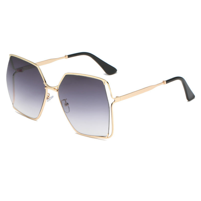 Fashion Large Frame Women's Fashion Gradient Sunglasses