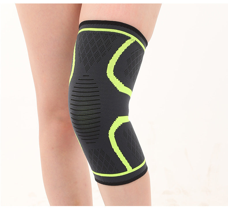 Double Corrugated Non-slip Stretch Keep Warm Nylon Needle Sports Kneecaps