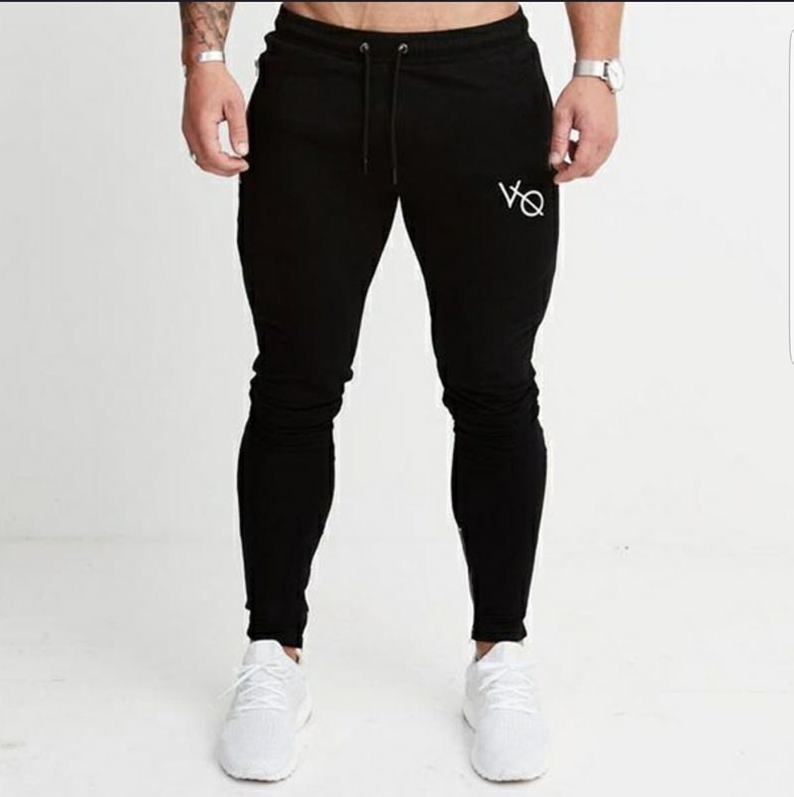 Spring and autumn men's fashion casual slim sports pants men's printed trousers
