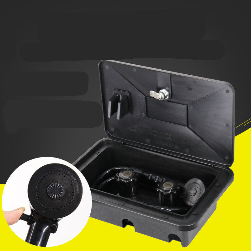 Hot And Cold Switch Rain Shower Head With Plastic Hose