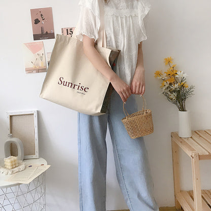 Youda Original Fashion Women Bags Casual Style Female Shopping Bag Simple Ladies Handbags Canvas Tote For Girls Sweet Handbag