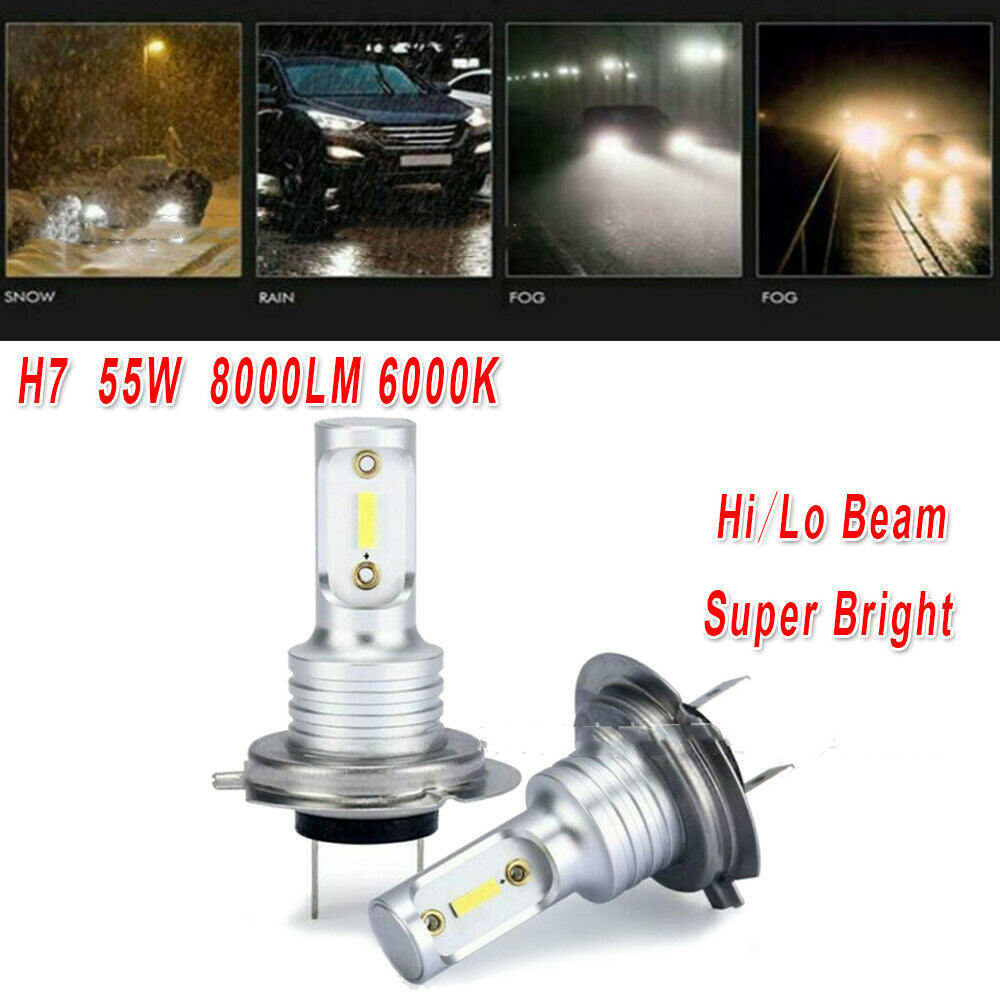 Gold Light White Light Ice Blue H7 80W 1860 2Smd High Decoding Lamp Automobile Led Fog Lamp Motorcycle Lamp