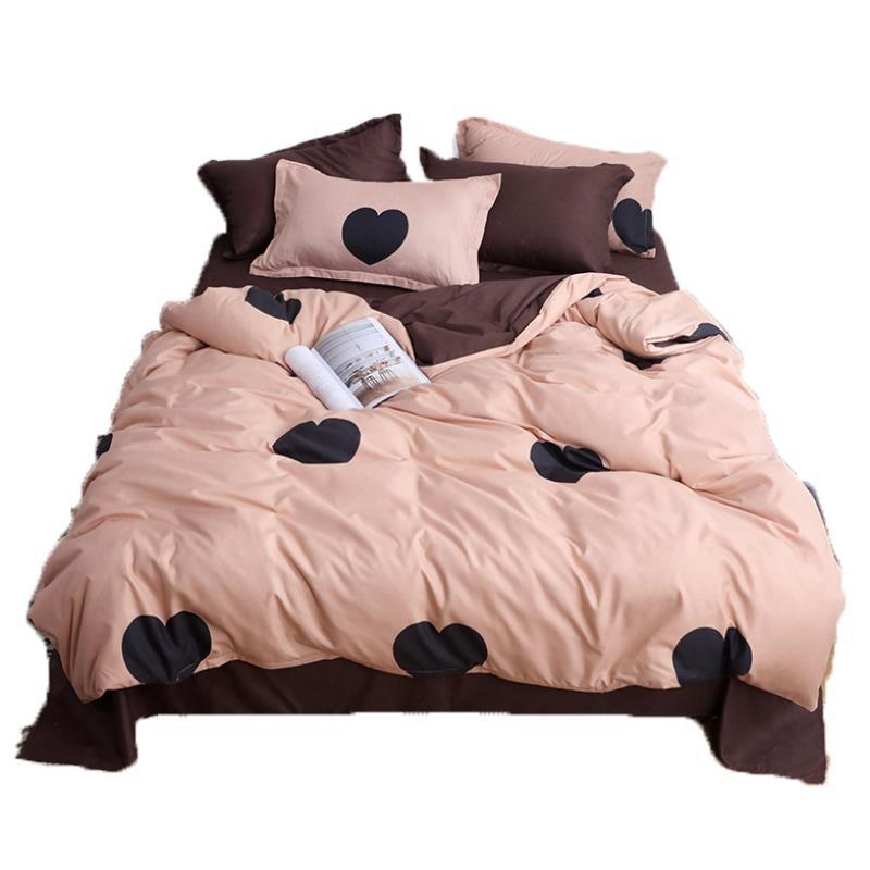 New Style Washed Cotton Four-Piece Bedding