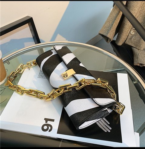 Cross-border French Niche Handbags Autumn And Winter New Fashion Wild Ins Thick Chain One-shoulder Clutch Underarm Bag