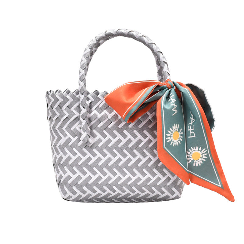Woven Vegetable Basket Handbags New Trend