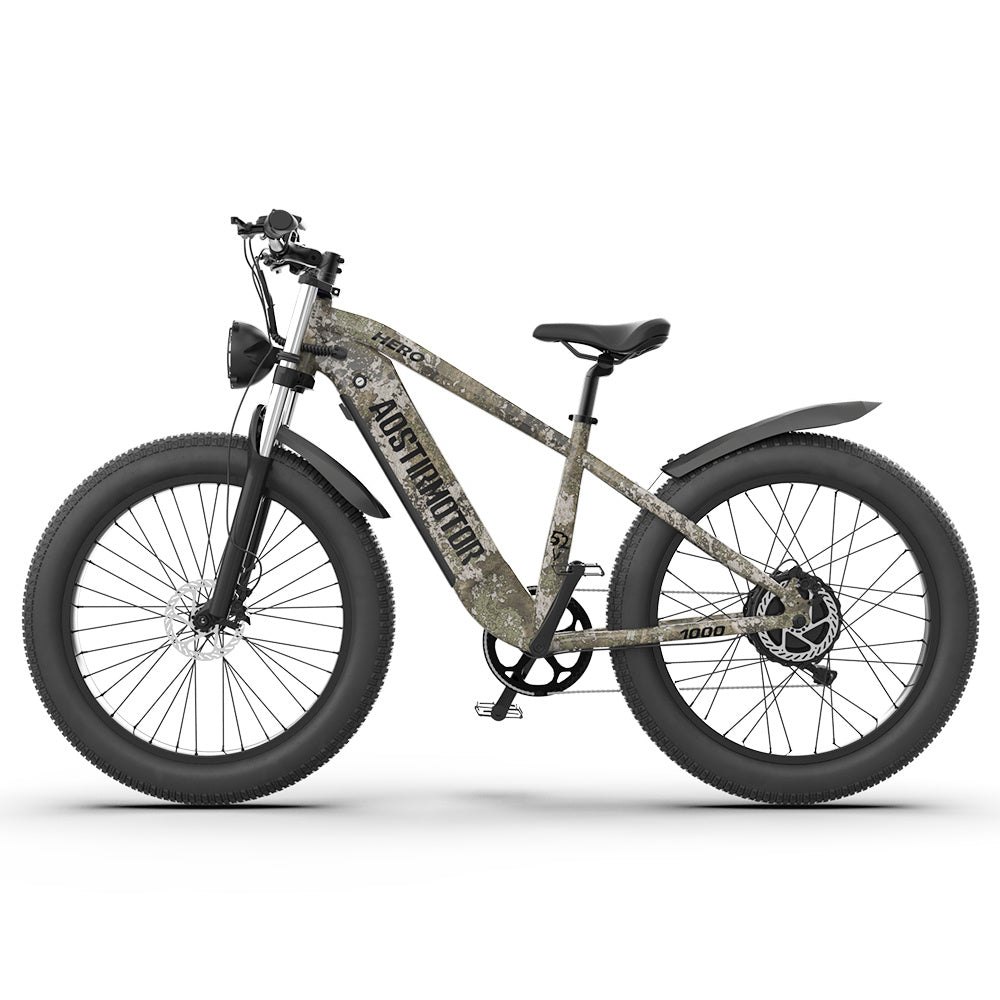 Fat Tire Electric Bike - Extended-Range Battery