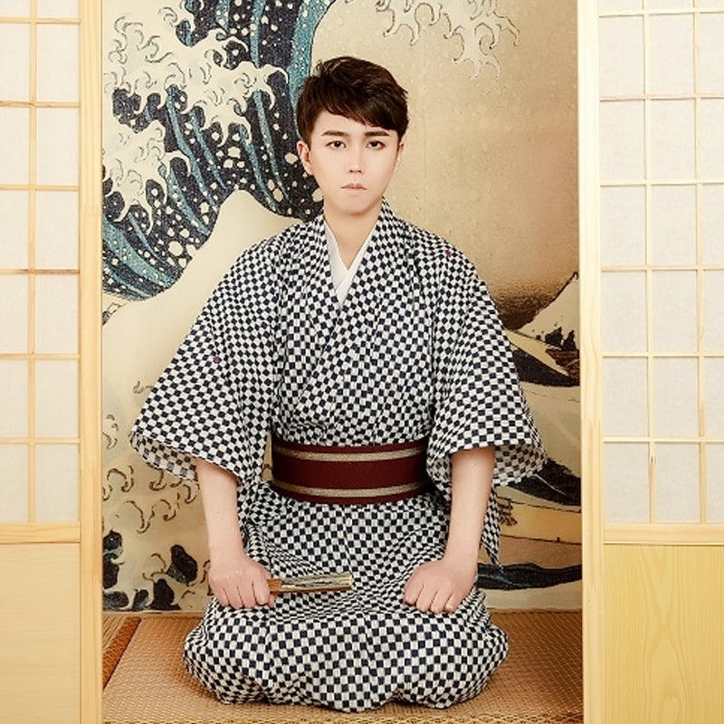 Kimono Formal Traditional Firework Assembly Warrior Gentleman Uniform