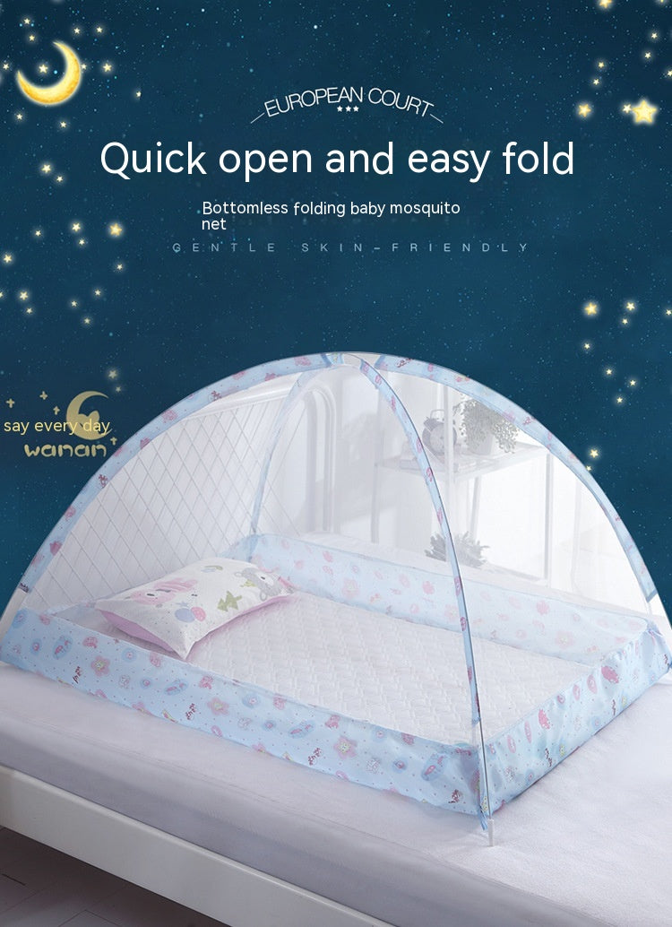Children's Mosquito Nets Bottomless Foldable Magic Installation-free Yurt Mosquito Net