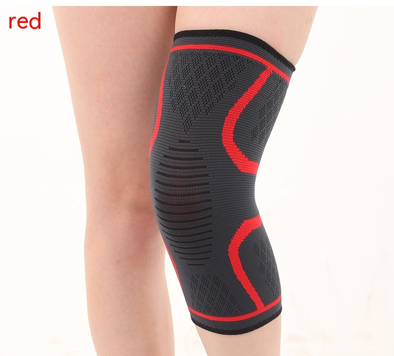 Double Corrugated Non-slip Stretch Keep Warm Nylon Needle Sports Kneecaps