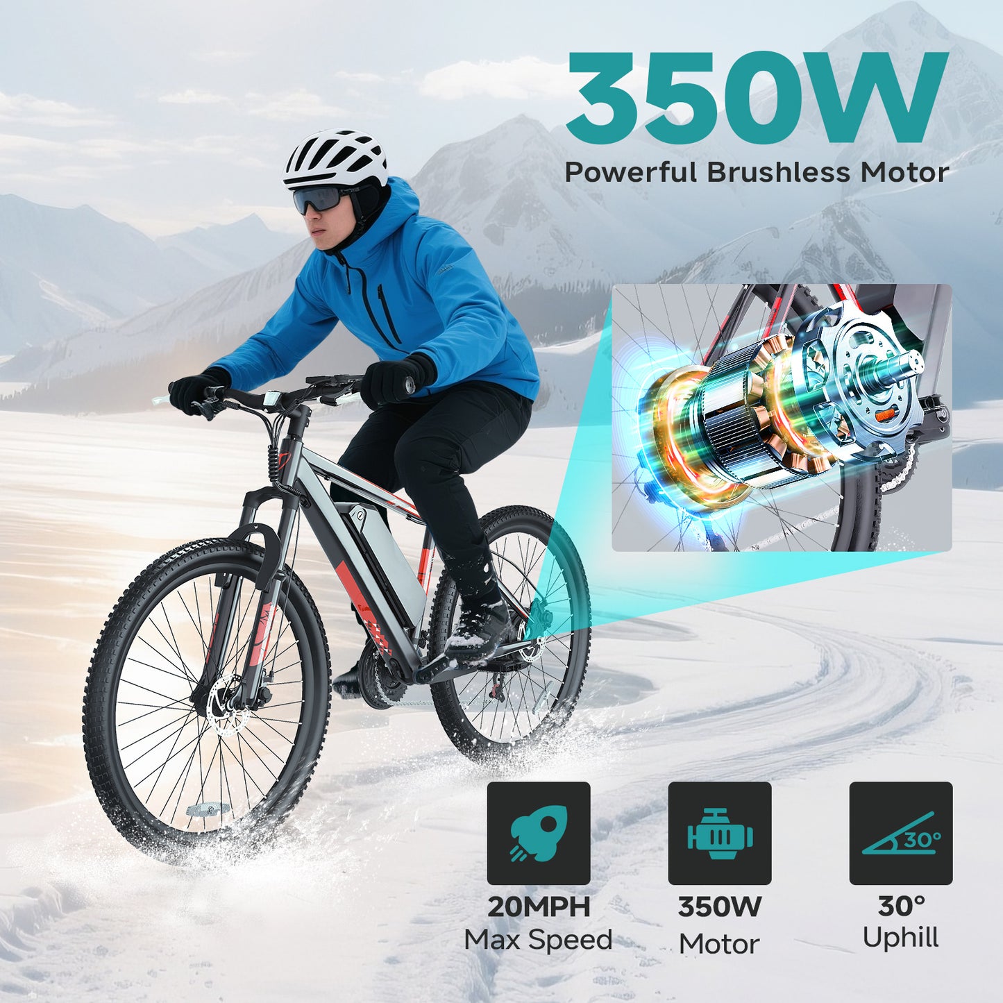 City Electric Bike, Disc Brakes