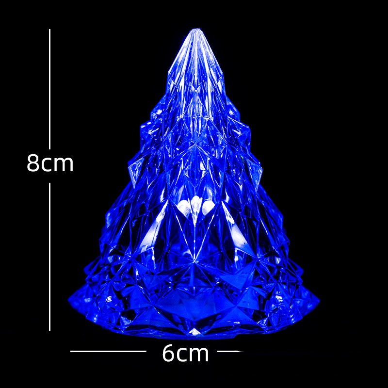 Ins Beautiful Iceberg Night Led Lights High-value Creative Led Christmas Ornaments Crystal Lamp