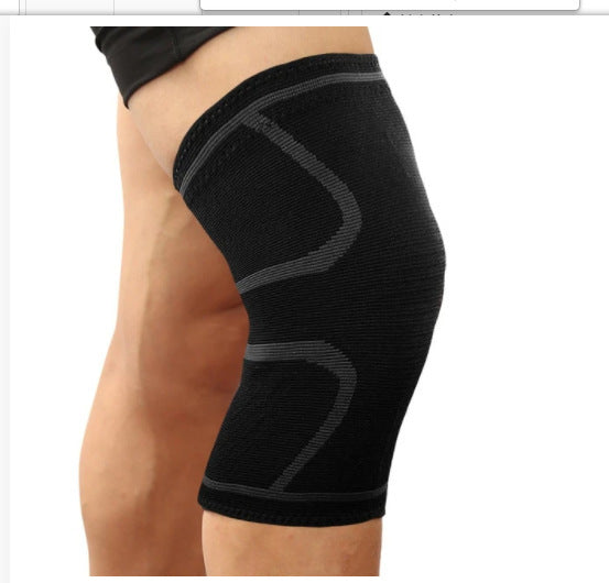 Double Corrugated Non-slip Stretch Keep Warm Nylon Needle Sports Kneecaps