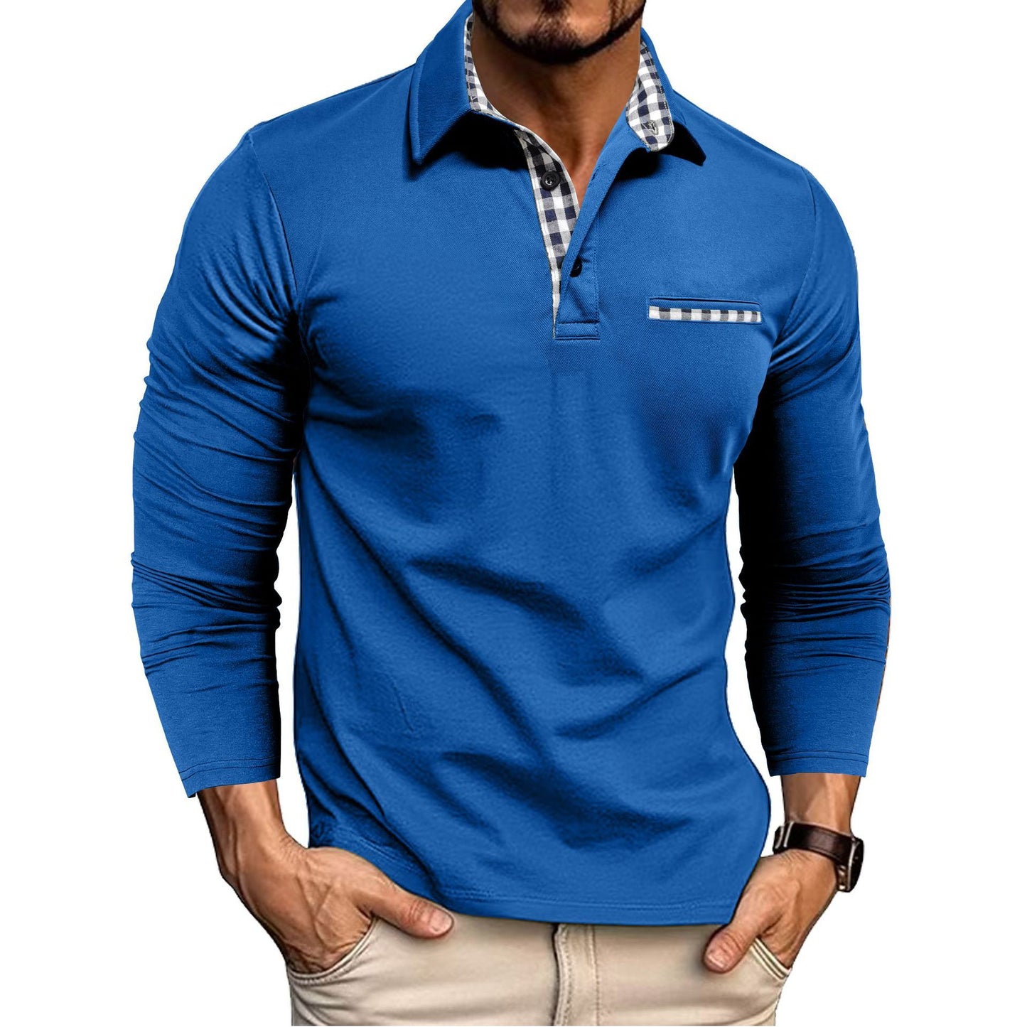 Long Sleeve Top Men's Clothing
