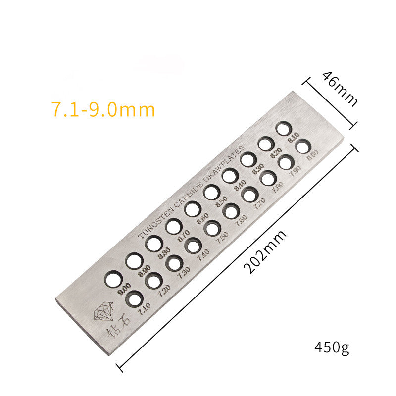 Hexagonal Gold And Silver Jewelry Tool Pull-out Plate
