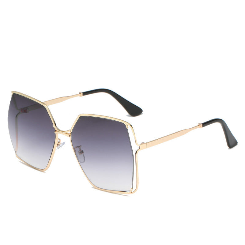 Fashion Large Frame Women's Fashion Gradient Sunglasses