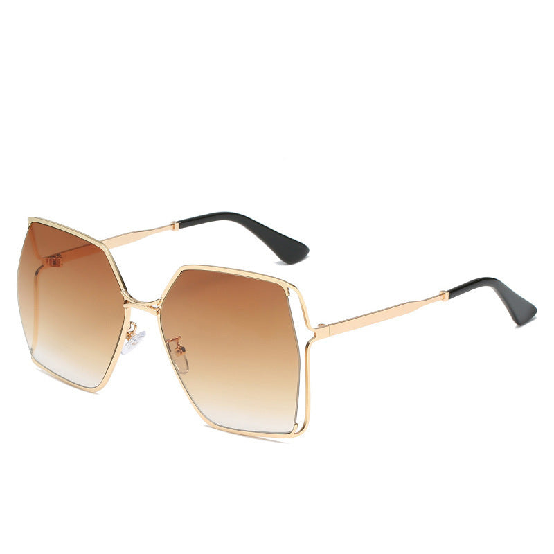 Fashion Large Frame Women's Fashion Gradient Sunglasses