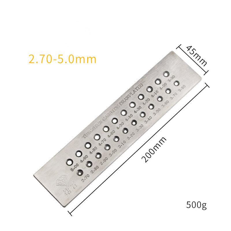 Hexagonal Gold And Silver Jewelry Tool Pull-out Plate