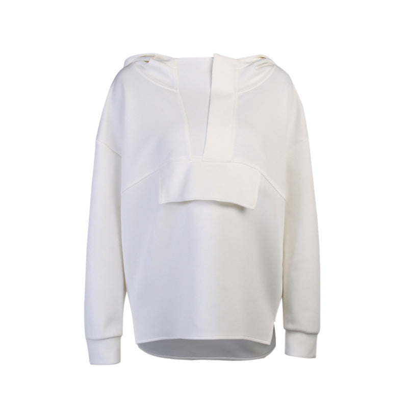 Fall New Style Casual Design Big Pocket Loose Top