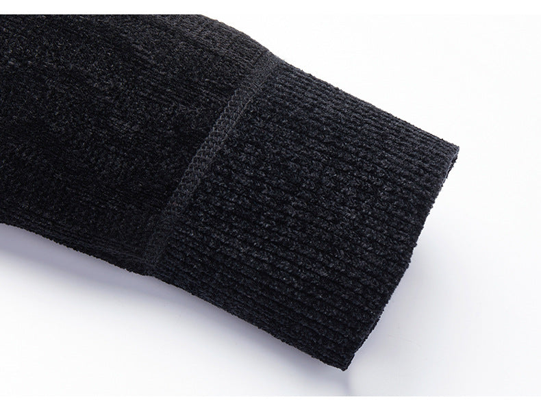 Crew Neck Casual Jacquard Undercoat Sweater