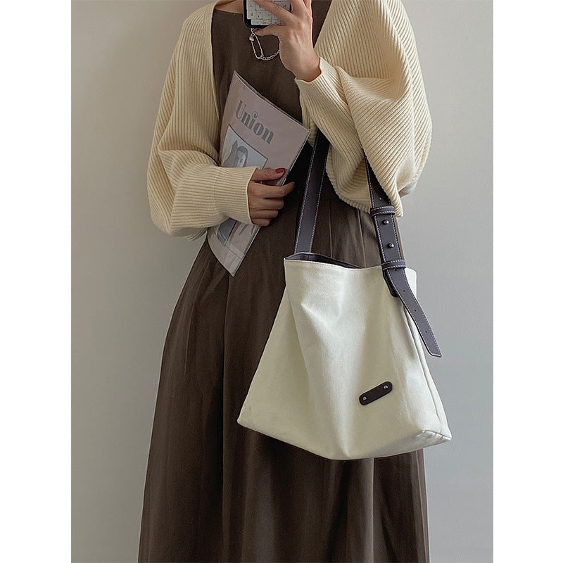 Japanese Simple Canvas Bag Handbags Trend