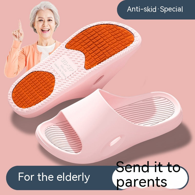 Summer Indoor Maternity Bathroom Thick Bottom Couple Home Elderly Non-slip Slippers Quick-drying