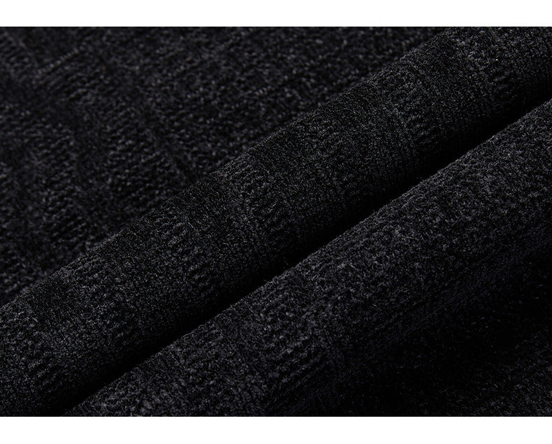 Crew Neck Casual Jacquard Undercoat Sweater