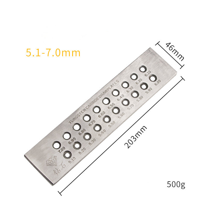 Hexagonal Gold And Silver Jewelry Tool Pull-out Plate