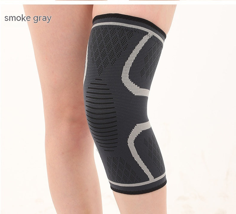 Double Corrugated Non-slip Stretch Keep Warm Nylon Needle Sports Kneecaps