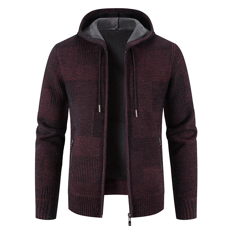 Loose Plus Size Zipper Wool Casual Jacket