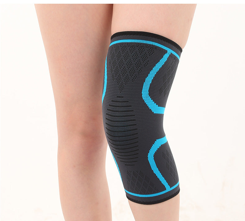 Double Corrugated Non-slip Stretch Keep Warm Nylon Needle Sports Kneecaps