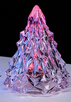 Ins Beautiful Iceberg Night Led Lights High-value Creative Led Christmas Ornaments Crystal Lamp
