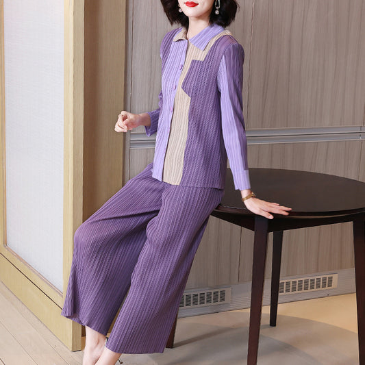 Western-style Age-reducing And Slimming Two-piece Suit