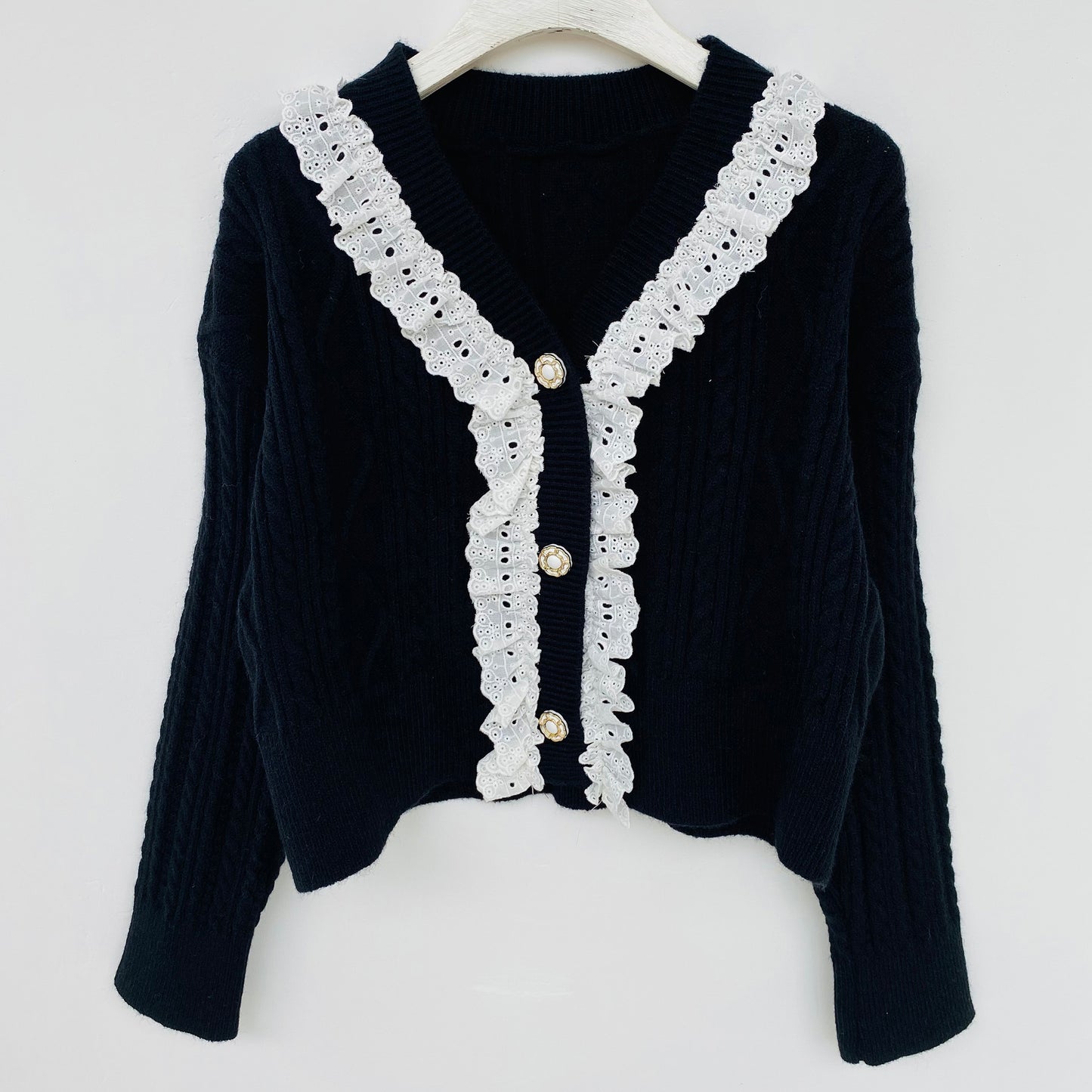 Girl Loose Lazy College Style Cardigan Coat