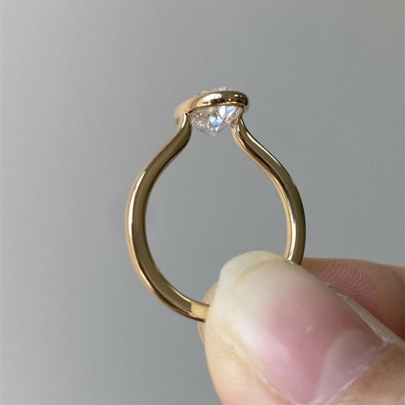 Ins Ring Female Light Luxury Minority Designer High-grade Simple