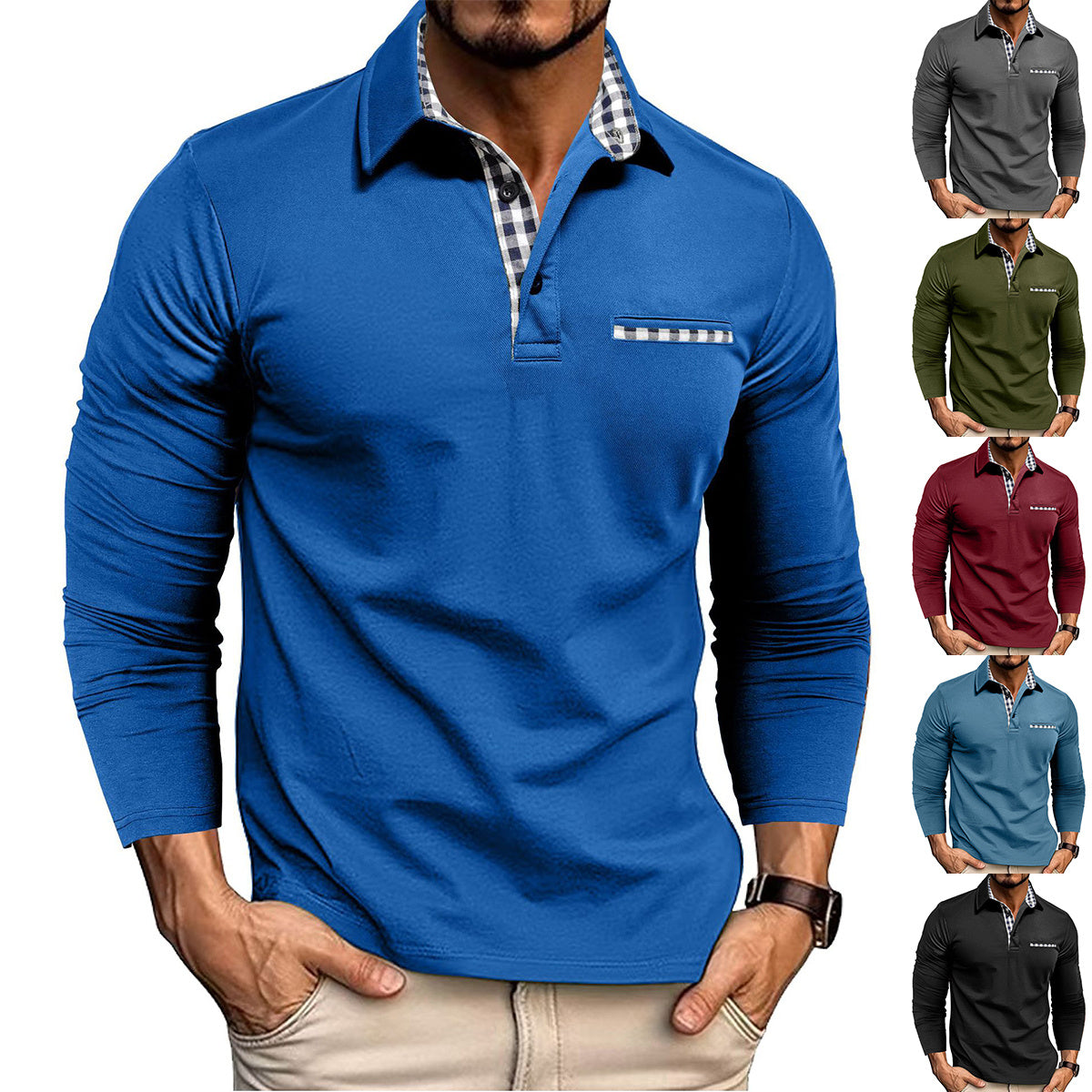 Long Sleeve Top Men's Clothing