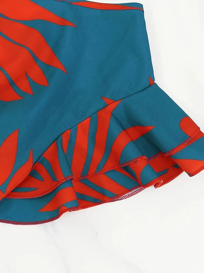 Geometric Print Dress