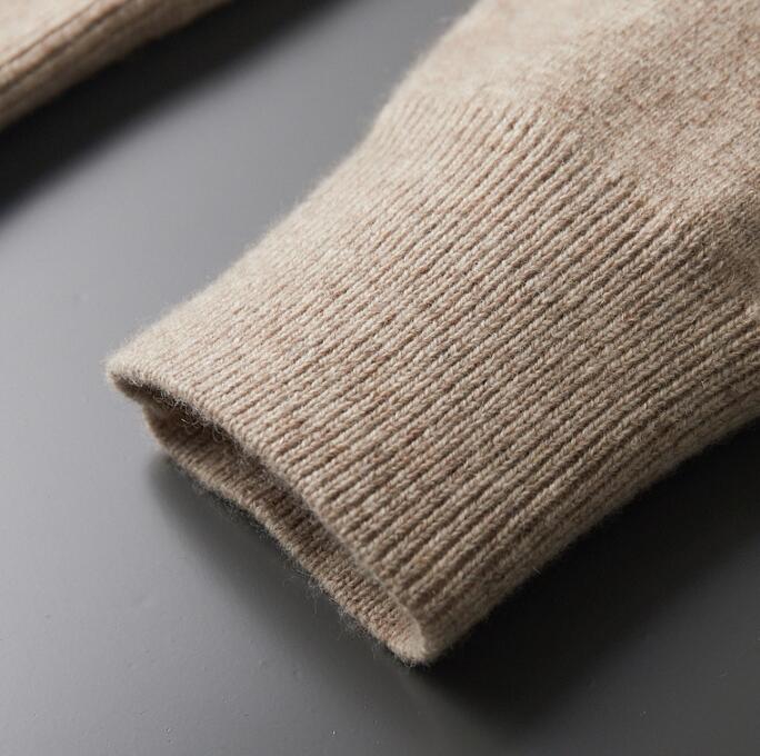 Men's Autumn And Winter Wool Knit Cardigan Loose Outer Wear