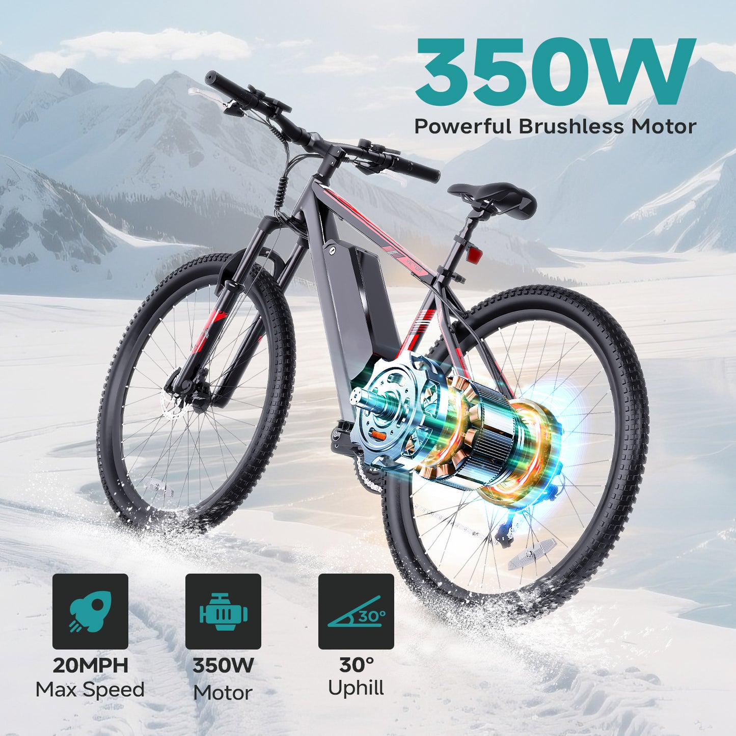 City Electric Bike, Disc Brakes