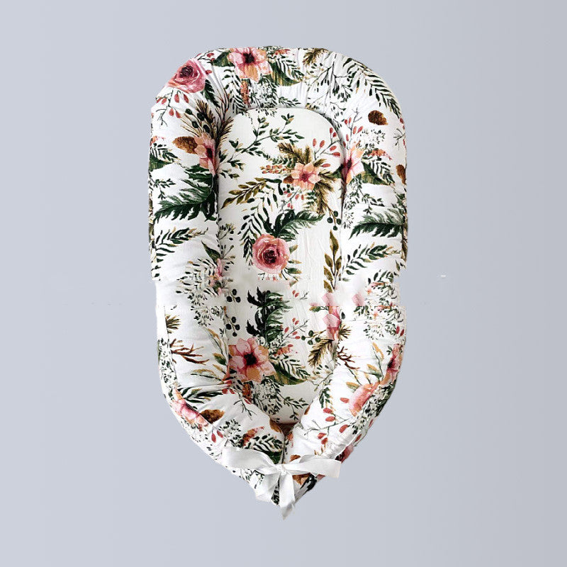 Newborn Baby Crib Middle Bed Portable Removable