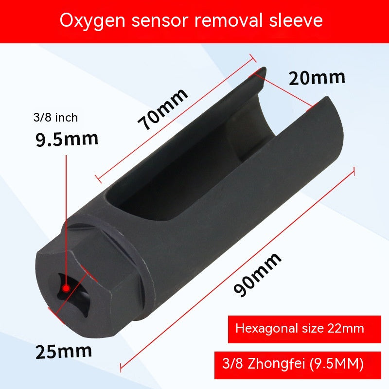 Japanese Style Oxygen Sensor Sleeve Black Oxygen Sensor