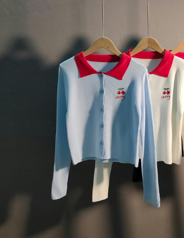 Girl Loose Lazy College Style Cardigan Coat