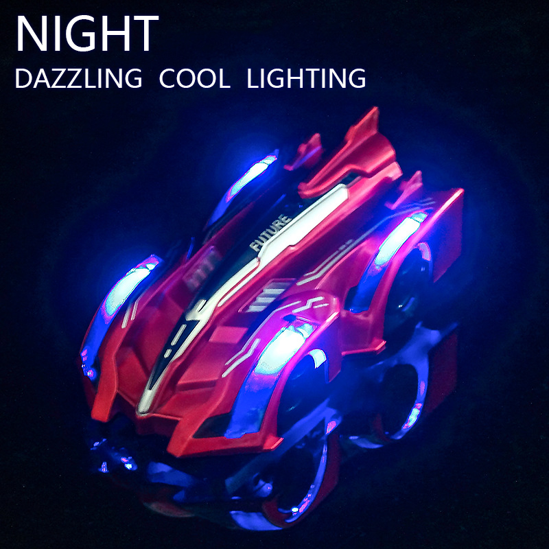 Wall And Ground Dual-Purpose RC Car, 360  Rotating RC Stunt Car, Toys For Boys Aged 8 And Above, Rechargeable Toy Car With Headlights, The Best, Birthday Gifts